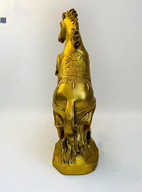 铜发财马摆件铜聚宝马马盆生肖见详情家居饰品马到成马功摆设