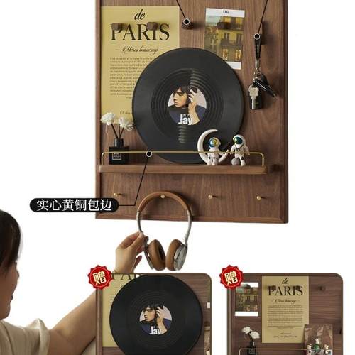 开门式表CGC箱盒网红实木挂画轻遮奢感挡置物架电配电闸箱装饰画 - 图3