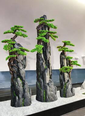 雪浪石切片组合楼tb-64544间假山梯石日枯山水景摆造件角落景式观