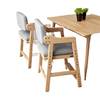 Solid wood children's dining chair, adjustable lift, homework backrest, soft seat, stool, simple student desk chair