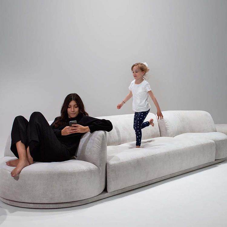 轻奢创意简洁设计师功能多人客厅组合意式乐园旋转棉麻布艺沙发,淘宝优惠券,粉丝福利购,淘宝优惠卷