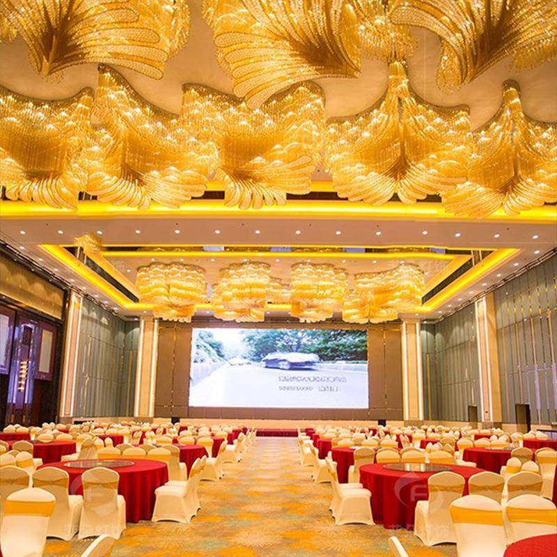 别墅灯酒店大堂吊灯宴厅水灯吊具大型工程非标灯售680楼部晶沙盘,淘宝优惠券,粉丝福利购,淘宝优惠卷