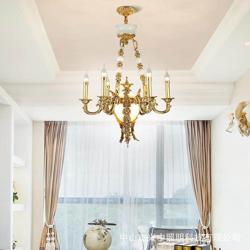法别式铜吊灯全欧式客厅复古奢华墅卧室餐厅别墅奢华大气脱463腊,淘宝优惠券,粉丝福利购,淘宝优惠卷
