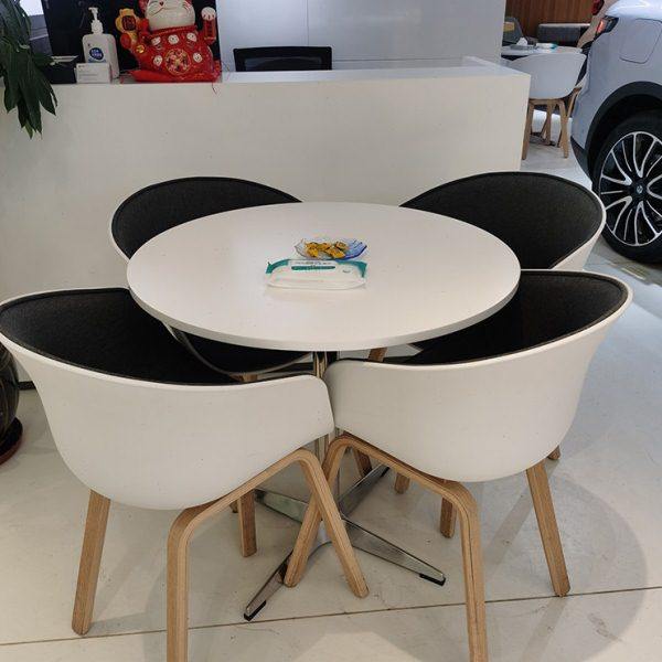 岩板轻奢洽谈桌椅组合展厅营销中心4S店铺接待休息区谈单小圆桌子,淘宝优惠券,粉丝福利购,淘宝优惠卷