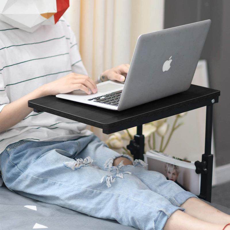 带储物篮C形移动电脑桌带轮子的超高可调侧桌可移动升降沙发边几,淘宝优惠券,粉丝福利购,淘宝优惠卷