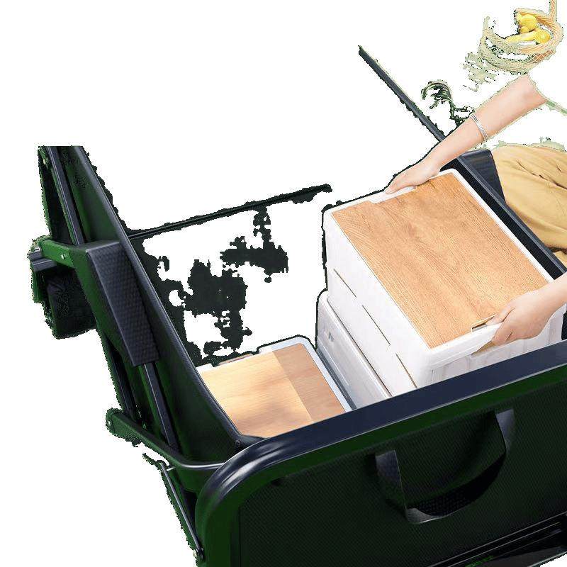 新款户外营地车便捷露营小推车可折叠野餐车购物车遛娃摆摊供应链,淘宝优惠券,粉丝福利购,淘宝优惠卷