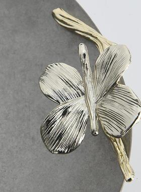 简约轻奢现北欧ins不锈钢创意件代厅GS7069客家用茶几果盘零食盆