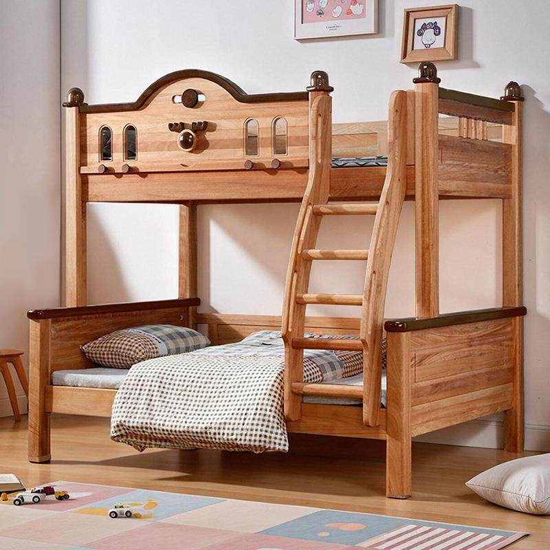 红檀加木加粗厚子床两母层儿童下全实上木小户型1.8米楼梯爬01梯,淘宝优惠券,粉丝福利购,淘宝优惠卷