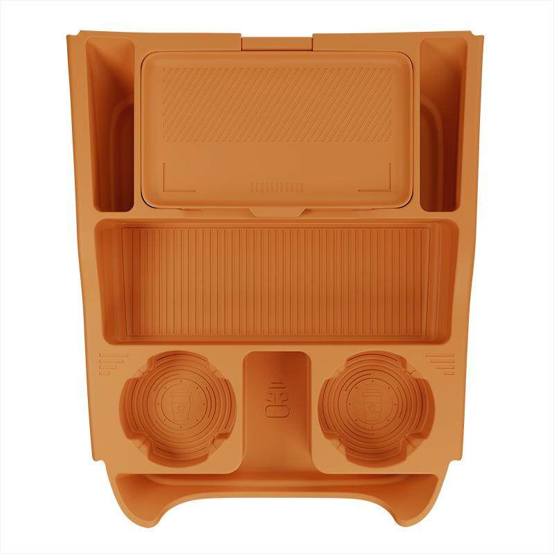 适用YU7中控下储物盒收纳箱下方层储物盒汽车用品装饰垫改装配件,淘宝优惠券,粉丝福利购,淘宝优惠卷