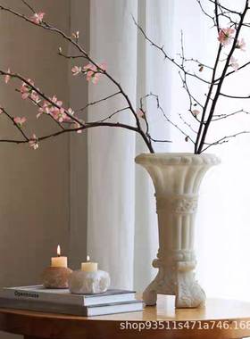 欧式轻奢树花瓶简厅约北欧创意iGOMns摆酒件客花瓶家居店别墅脂装