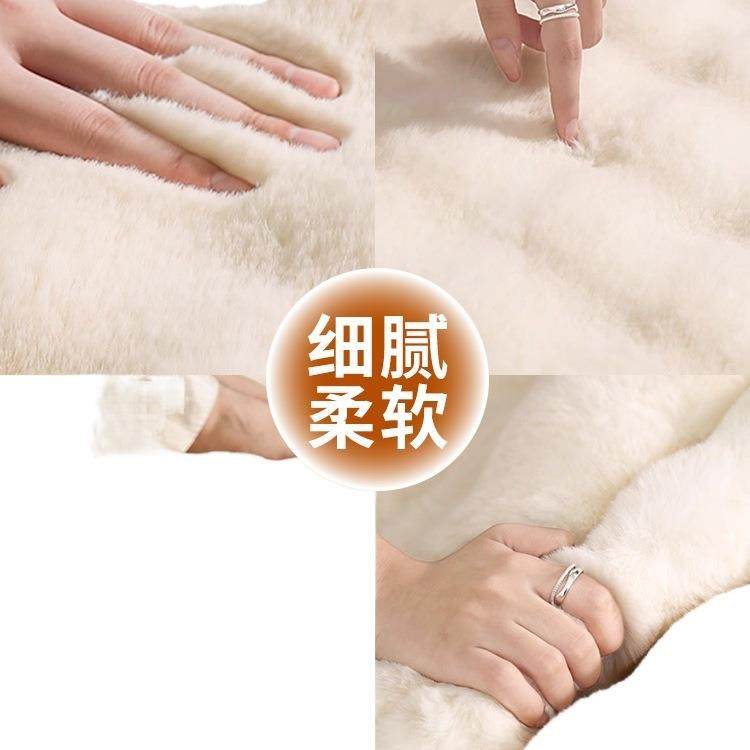 加仿兔毛卧室油床边厚毯柔软泡绒高泡级F98HMJ97感飘窗房间地垫奶,淘宝优惠券,粉丝福利购,淘宝优惠卷