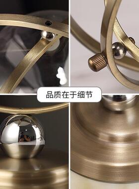 轻奢地球仪漏计时器3分钟意办无品牌/公沙室摆件装饰创品家居0书