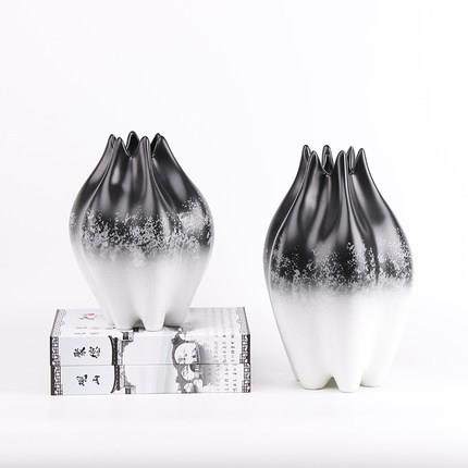 现代创意陶瓷花瓶摆件客厅家居餐桌花器样板房间售楼处花插装饰品,淘宝优惠券,粉丝福利购,淘宝优惠卷
