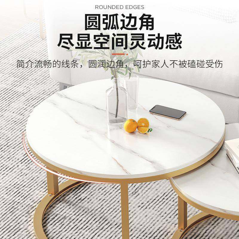 溪水云石茶轻高奢级感家用客厅几组合BJW小圆桌简约小户型沙边发,淘宝优惠券,粉丝福利购,淘宝优惠卷