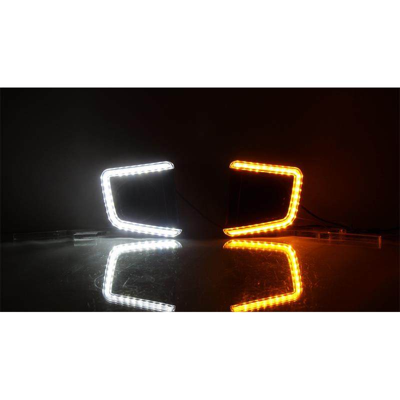 适用14-21年丰田坦途Tunder日行灯LED日间行车灯转向流水前雾灯,淘宝优惠券,粉丝福利购,淘宝优惠卷