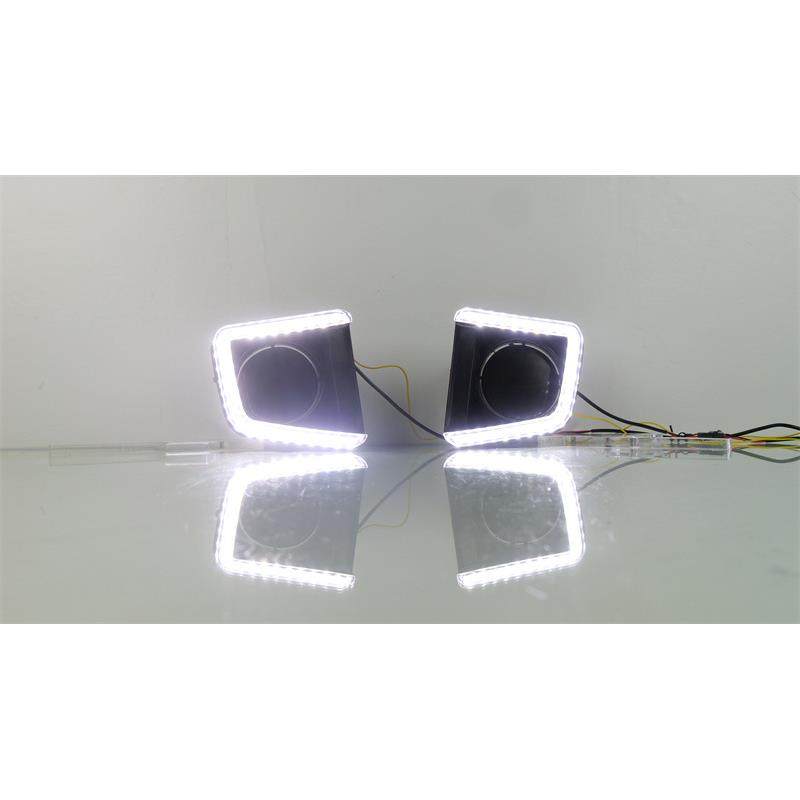 适用14-21年丰田坦途Tunder日行灯LED日间行车灯转向流水前雾灯,淘宝优惠券,粉丝福利购,淘宝优惠卷