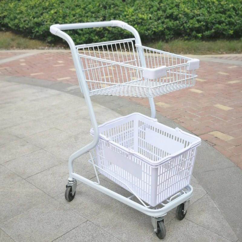 超市购物车双层推车KTV酒水小推车店F7便利购小物车型购物手手推,淘宝优惠券,粉丝福利购,淘宝优惠卷