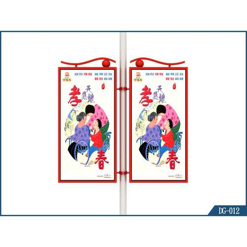 社区发光路灯杆灯箱DX-112小区发光路灯杆灯箱制造商 - 图3