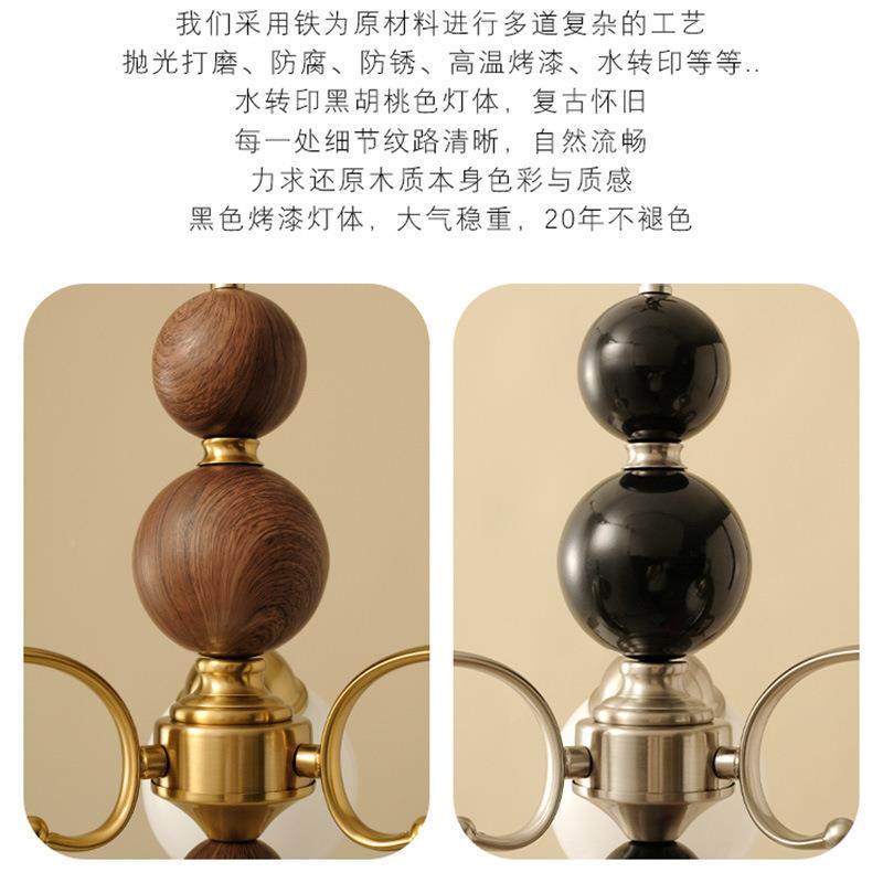 新中客327厅魔豆吊玻美式复古餐厅灯中古风卧室书灯房护眼璃式吊,淘宝优惠券,粉丝福利购,淘宝优惠卷