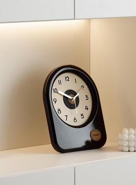 w约ozoo大m屋准客厅台式电座钟简装饰品玄关视柜高端气桌TYOS371