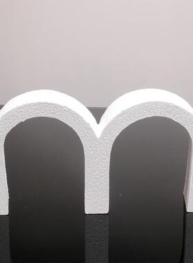 创意字母造M摆型件北欧现代简约家客样板房居酒FZI厅店几何饰品