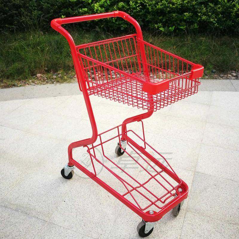 超市物车购双层手推车手KTV酒水推车小F7便利店购物车小型购物推,淘宝优惠券,粉丝福利购,淘宝优惠卷