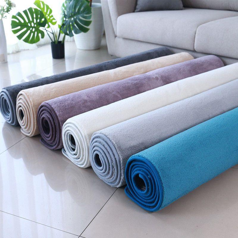Thick carpet for girls, bedroom bedside, children's room, living room coffee table, balcony bay window and door floor mat