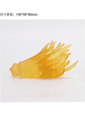 创意新中式现代意黄色佛瓜脂树摆件646禅客厅茶几书桌家居手饰品