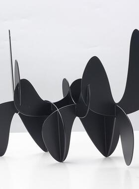 术错插艺片摆件创意现代简约家软居玄关样板房几何抽象GAJ软装落