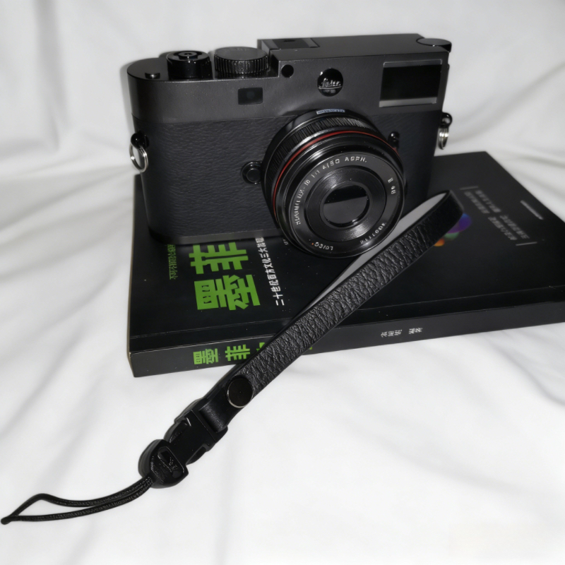 真皮相机手腕带快拆手挂绳适用于理光GR3/GR2/索尼zv1黑卡手腕绳4 - 图2