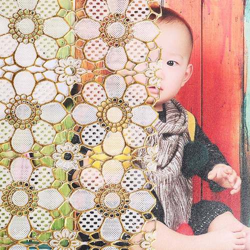 PVC烫金烟灰缸垫ktv杯垫碗垫花瓶垫子隔热垫餐桌垫家用欧式餐垫 - 图2