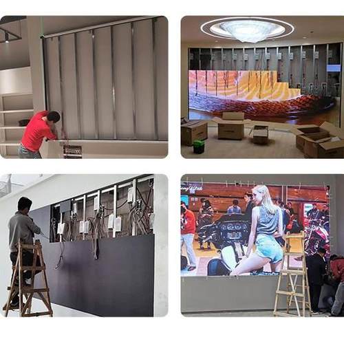 led全彩显示屏5D包房高清舞台酒吧P3P4无缝拼接室内led广告显示屏 - 图1