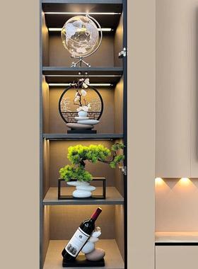 柜装饰酒品摆件轻奢客厅2025新款套装家居视电玻璃柜AL100803开放