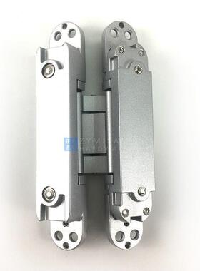 隐形门中号锌合金折叠门十字铰链暗合页隐藏式门链暗藏暗铰新款