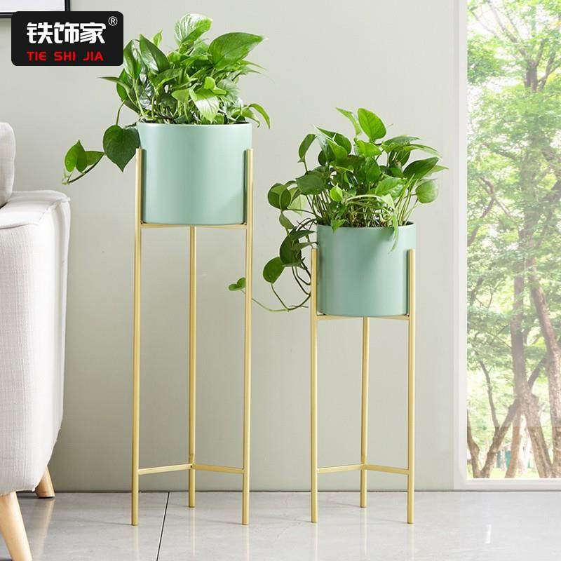 花架北欧室内家用阳台装饰置物架子铁艺客厅简约花盆植物挂架绿萝,淘宝优惠券,粉丝福利购,淘宝优惠卷