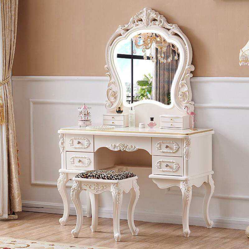 欧式梳妆台主卧室桌化妆网红实木公高档CXG次收主风纳柜,淘宝优惠券,粉丝福利购,淘宝优惠卷