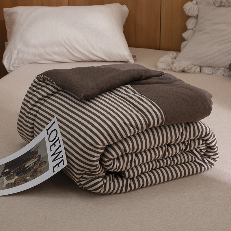 【大潘专属】天竺棉羊毛冬被暖柔系列学生宿舍轻奢加厚被子秋冬 - 图2