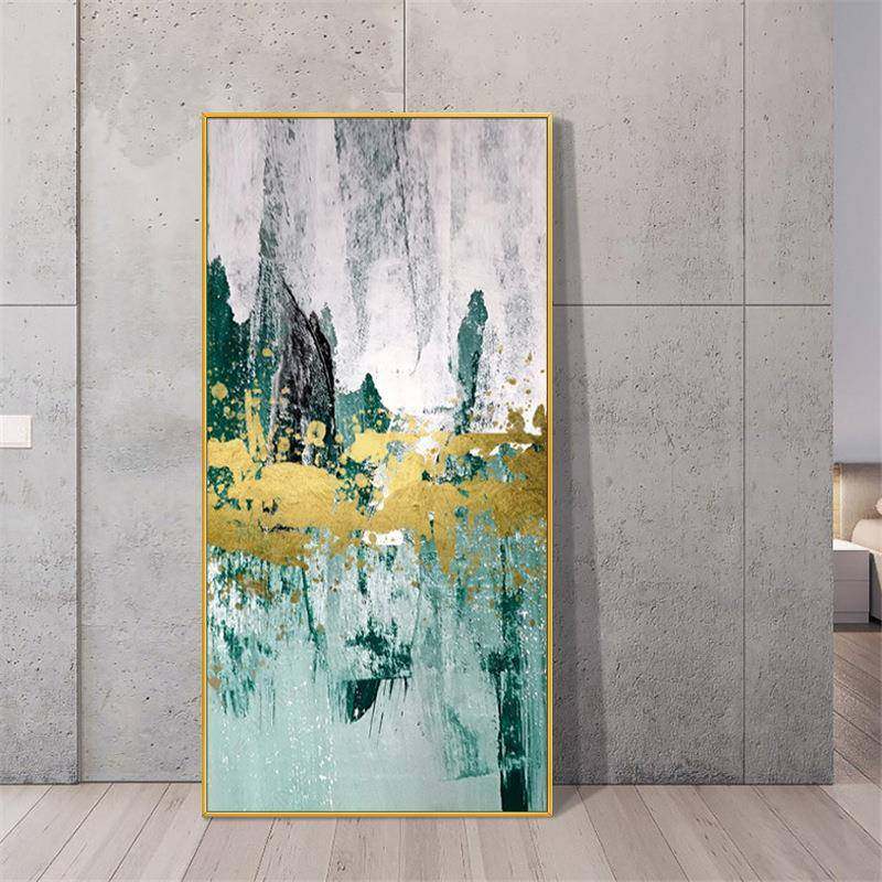 油画手绘新中式玄关金箔抽象黑白山脉装饰画客厅沙发背景走廊挂画,淘宝优惠券,粉丝福利购,淘宝优惠卷