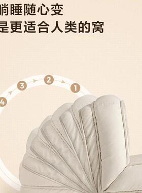 懒人沙发人类狗窝沙发床单房间卧室榻榻米双人网红阳台折叠厂