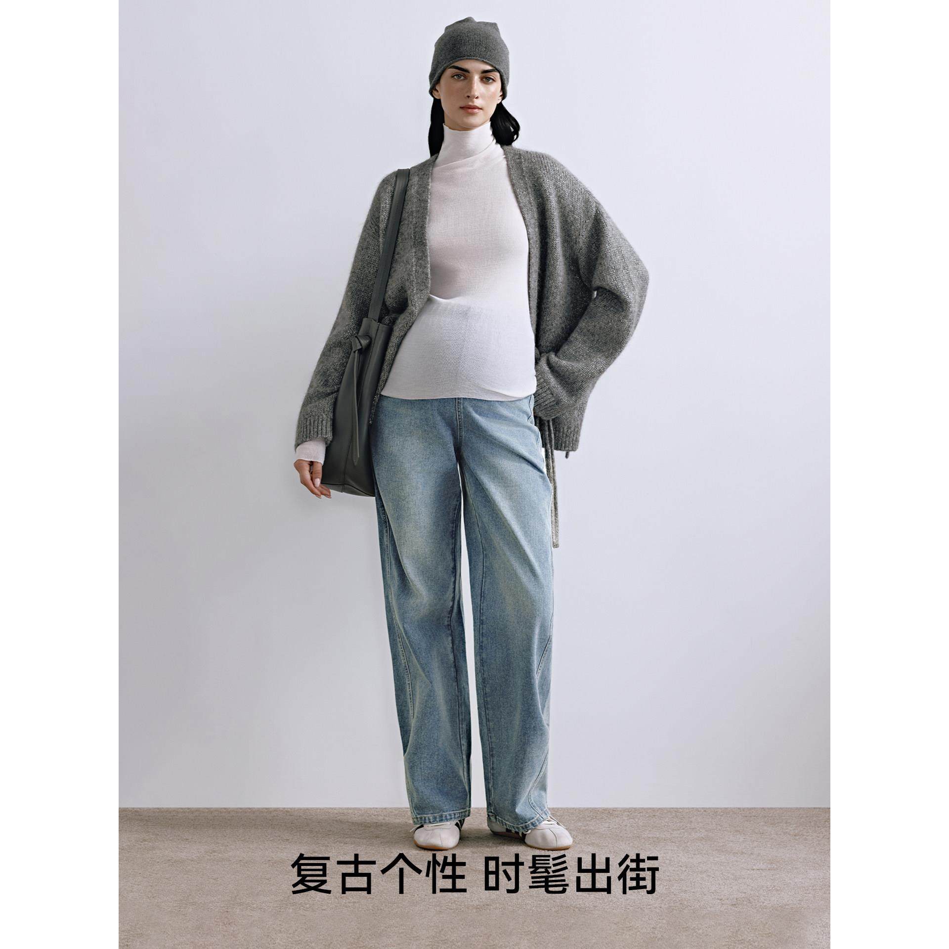 采购产品孕妇覆古水洗牛仔裤，孕妇休闲裤，棉覆古阔腿裤2025新产,淘宝优惠券,粉丝福利购,淘宝优惠卷