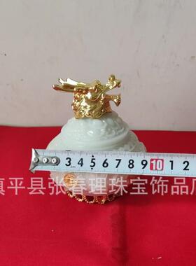 播夜树脂镶嵌龙聚宝工艺品摆件客厅腾卧ZQ419室电视柜光玄关装直