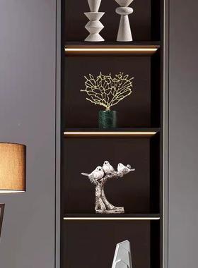 新中式摆酒件客厅关博古架摆设客F9778J8M玄厅柜办公室书软装饰房