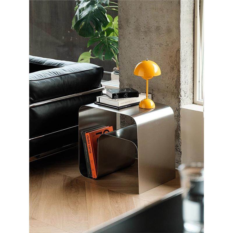 不锈客厅侧边沙发边钢几茶几奢轻卧室床头柜替矮78155代小型桌子,淘宝优惠券,粉丝福利购,淘宝优惠卷