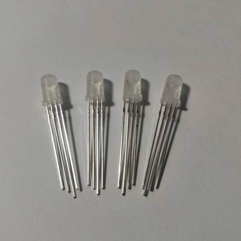 f5/5mm圆头四脚雾状全彩发光二极管RGB共阴共阳led指示灯珠厂超亮,淘宝优惠券,粉丝福利购,淘宝优惠卷
