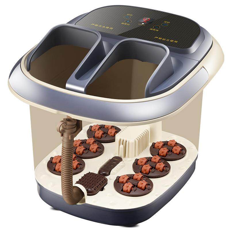 足浴盆全自动熏蒸电动加热洗脚盆足疗按摩泡脚桶足浴器家用,淘宝优惠券,粉丝福利购,淘宝优惠卷