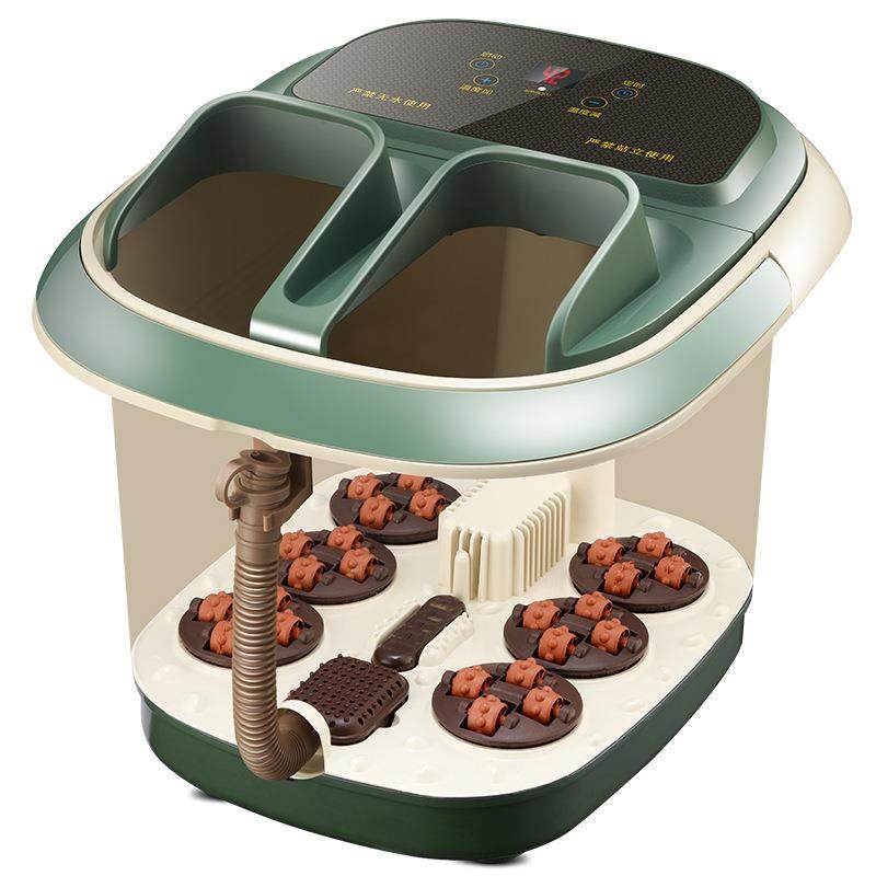 足浴盆全自动熏蒸电动加热洗脚盆足疗按摩泡脚桶足浴器家用,淘宝优惠券,粉丝福利购,淘宝优惠卷