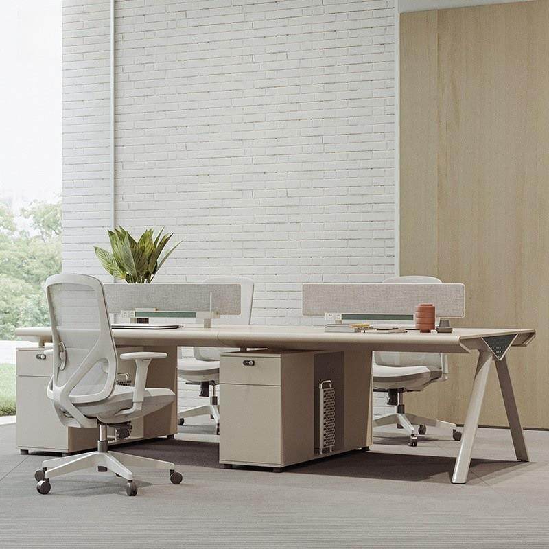 职员办公桌椅组合简约现代三人位办公桌子办公室财务室屏风办公桌,淘宝优惠券,粉丝福利购,淘宝优惠卷