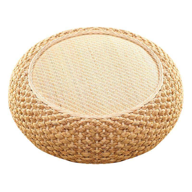 日式坐凳藤编蒲团坐垫榻榻米阳台飘窗客厅地上坐墩草编打坐修禅垫,淘宝优惠券,粉丝福利购,淘宝优惠卷