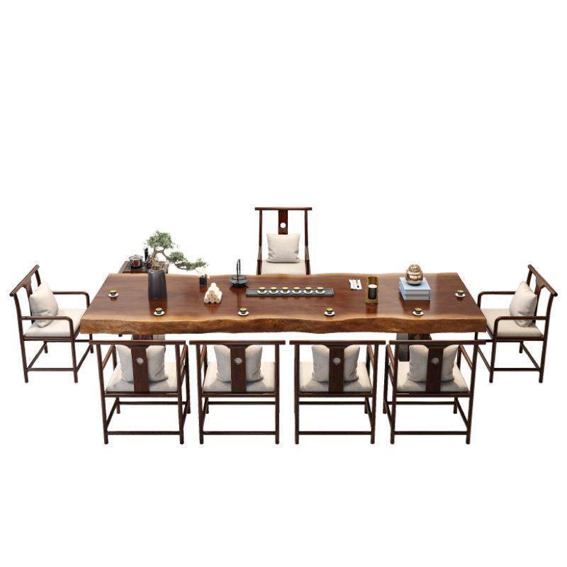 新中式实木茶桌全套客厅办公茶几家用一体泡茶桌子茶台桌椅组合,淘宝优惠券,粉丝福利购,淘宝优惠卷