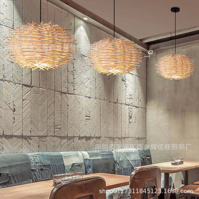 藤艺灯田园灯酒店茶楼客厅客房创意生态农庄古典藤编吊灯,淘宝优惠券,粉丝福利购,淘宝优惠卷